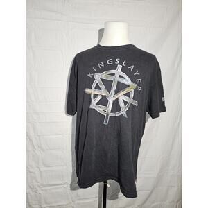 Seth Rollins KingSlayer T Shirt Black Short Sleeve WWE Wrestling Men's Size 2XL